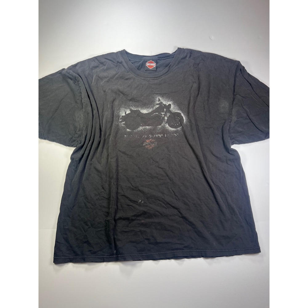 Harley-Davidson T-Shirt Mens XL Black Beartooth Montana Biker Graphic Tee